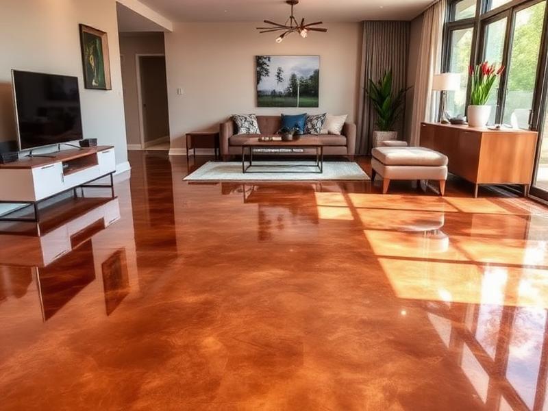 Residential epoxy flooring